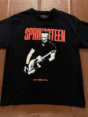 Bruce Springsteen 2023 Tour Band Shirt - Tour Dates on Back - Size Large